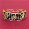 Cubic Zirconia Openable Kada With 2 Tone Plating