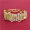 Cubic Zirconia Openable Kada With 2 Tone Plating