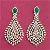 Cubic Zirconia Classic Earring With 2 Tone Plating