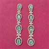 Cz Classic Earring With 2 Tone Plating