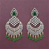 Cubic Zirconia Classic Earring With 2 Tone Plating