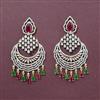 Cubic Zirconia Classic Earring With 2 Tone Plating