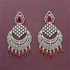 Cubic Zirconia Classic Earring With 2 Tone Plating