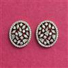 Cubic Zirconia Tops With Mehndi 2 Tone Rhodium Plating
