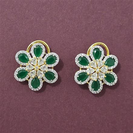Cubic Zirconia Tops With 2 Tone Plating