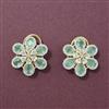Cubic Zirconia Tops With 2 Tone Plating