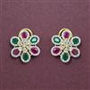 Cubic Zirconia Tops With 2 Tone Plating