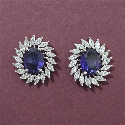 Cubic Zirconia Tops With Rhodium Plating