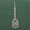 Cz Classic Tikka With Mehndi 2 Tone Rhodium Plating