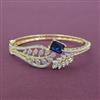 Cubic Zirconia Openable Kada With 2 Tone Plating