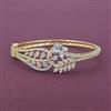 Cubic Zirconia Openable Kada With 2 Tone Plating