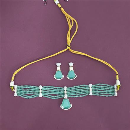 Cubic Zirconia Classic Necklace With 2 Tone Plating