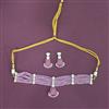 Cubic Zirconia Classic Necklace With 2 Tone Plating