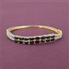 Cubic Zirconia Openable Kada With 2 Tone Plating