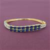 Cubic Zirconia Openable Kada With 2 Tone Plating
