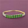 Cubic Zirconia Openable Kada With 2 Tone Plating