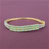 Cubic Zirconia Openable Kada With 2 Tone Plating