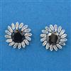 Cubic Zirconia Tops With Rhodium Plating