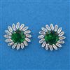 Cubic Zirconia Tops With Rhodium Plating