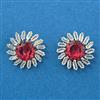 Cubic Zirconia Tops With Rhodium Plating