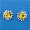 Cubic Zirconia Tops With Rhodium Plating