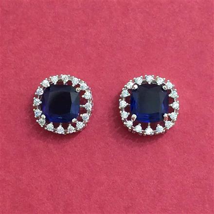 Cubic Zirconia Tops With Rhodium Plating