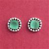 Cubic Zirconia Tops With Rhodium Plating