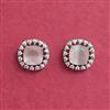 Cubic Zirconia Tops With Rhodium Plating