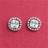 Cubic Zirconia Tops With Rhodium Plating