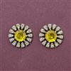 Cubic Zirconia Tops With Mehndi Plating