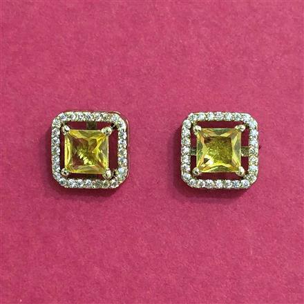 Cubic Zirconia Tops With Mehndi Plating