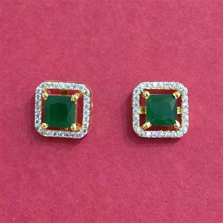 Cubic Zirconia Tops With 2 Tone Plating