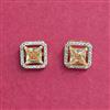 Cubic Zirconia Tops With 2 Tone Plating