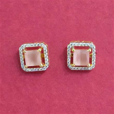 Cubic Zirconia Tops With 2 Tone Plating