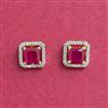 Cubic Zirconia Tops With 2 Tone Plating