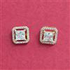 Cubic Zirconia Tops With 2 Tone Plating