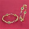 Cubic Zirconia Classic Bangles With Gold Plating