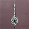 Cubic Zirconia Classic Tikka With Rhodium Plating