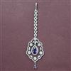 Cubic Zirconia Classic Tikka With Rhodium Plating