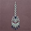 Cubic Zirconia Classic Tikka With Rhodium Plating