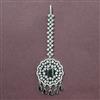 Cubic Zirconia Classic Tikka With Rhodium Plating
