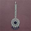 Cubic Zirconia Classic Tikka With Rhodium Plating