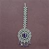Cubic Zirconia Classic Tikka With Rhodium Plating