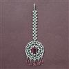Cubic Zirconia Classic Tikka With Rhodium Plating