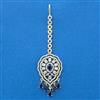 Cubic Zirconia Classic Tikka With 2 Tone Plating