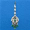 Cubic Zirconia Classic Tikka With 2 Tone Plating