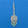 Cubic Zirconia Classic Tikka With 2 Tone Plating