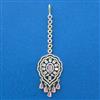 Cubic Zirconia Classic Tikka With 2 Tone Plating