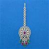 Cubic Zirconia Classic Tikka With 2 Tone Plating