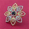 Cz Classic Ring With 2 Tone Plating